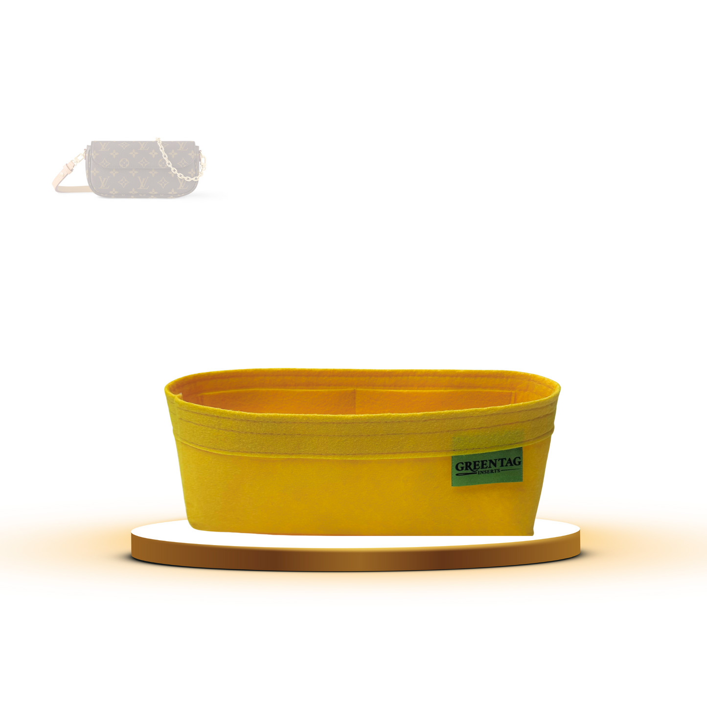 Luxe Slim Felt Insert for Ivy Wallet On Chain