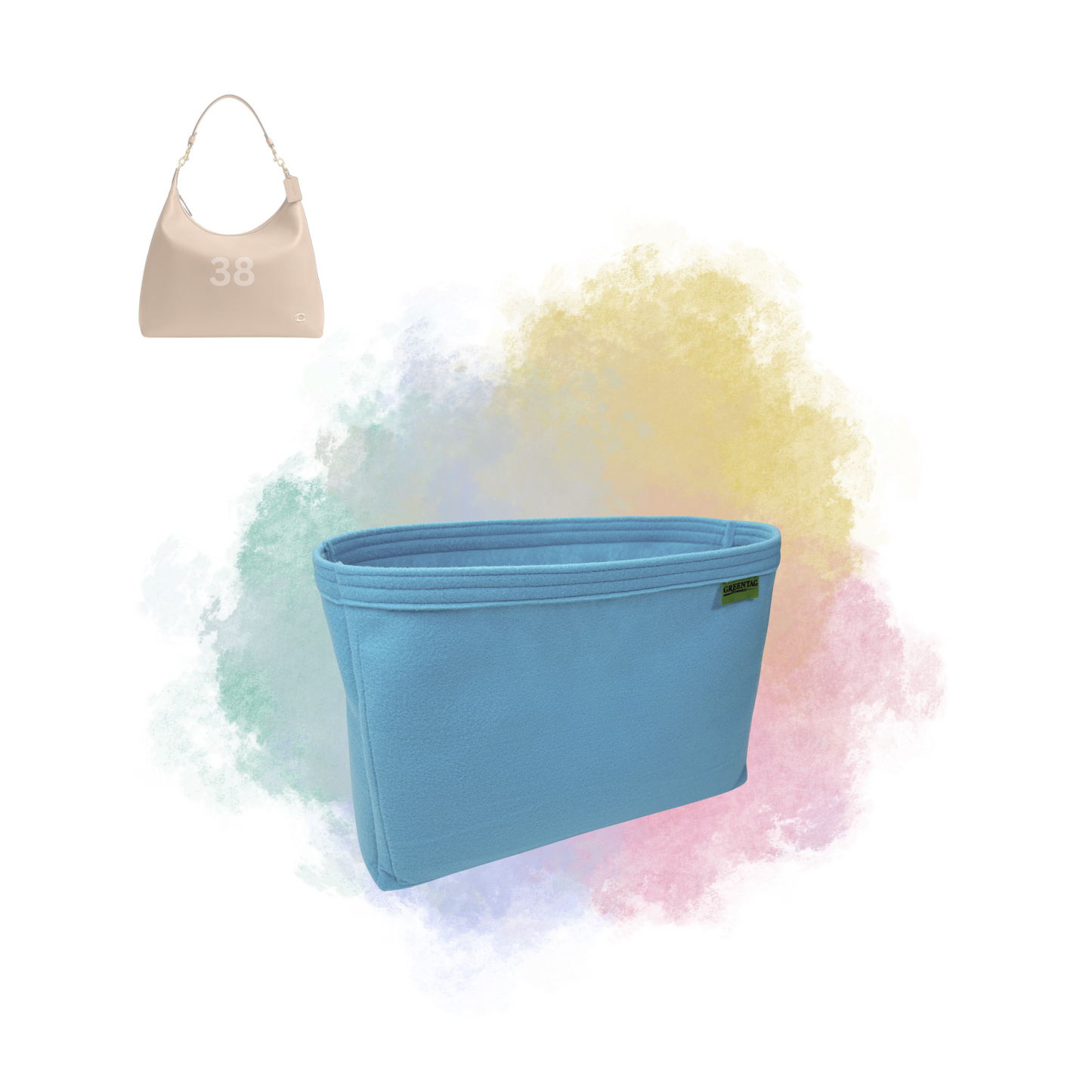 Felt Insert Organizer for Juliet 38 Shoulder Bag