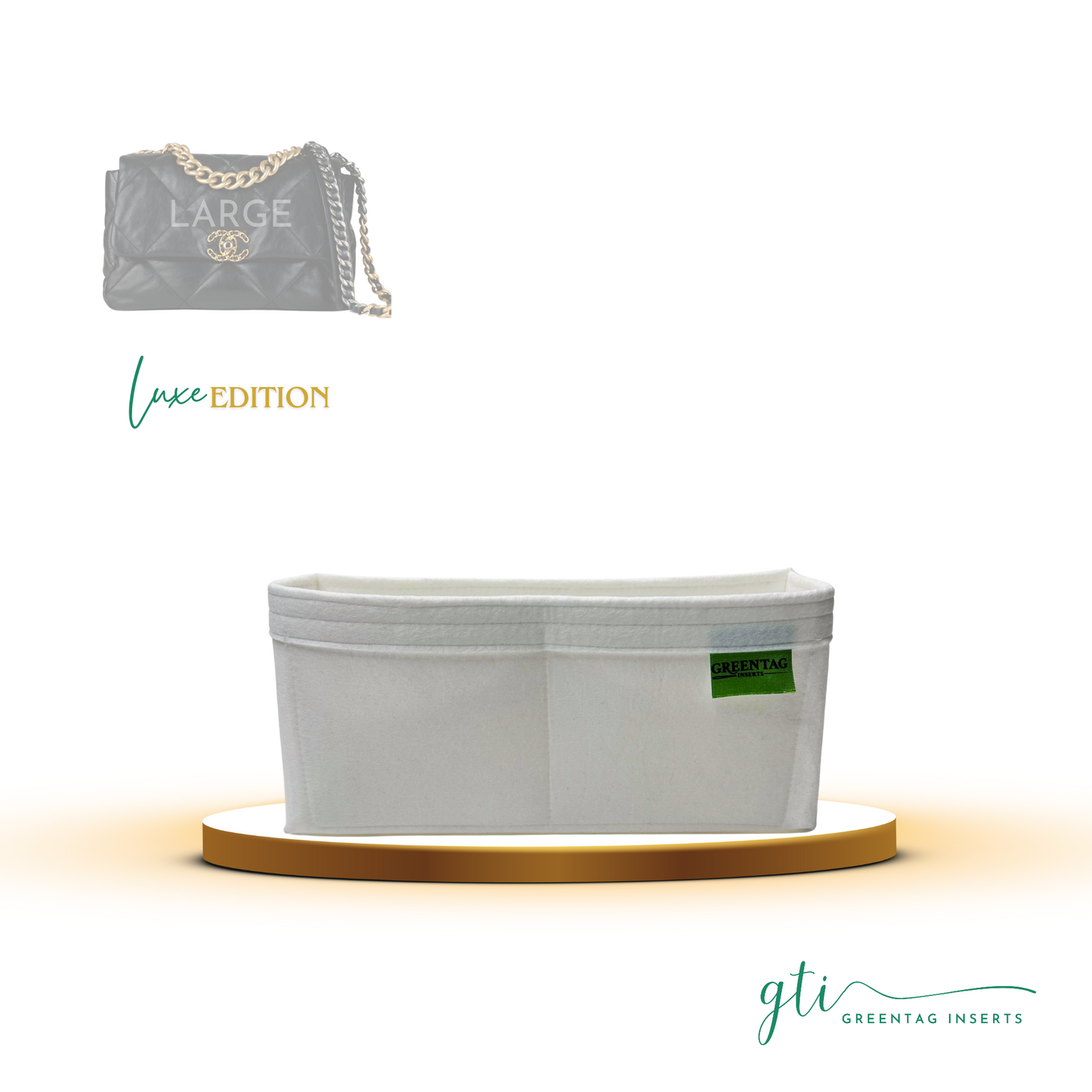 Luxe Edition Felt Insert Organizer for Flap 19 Large