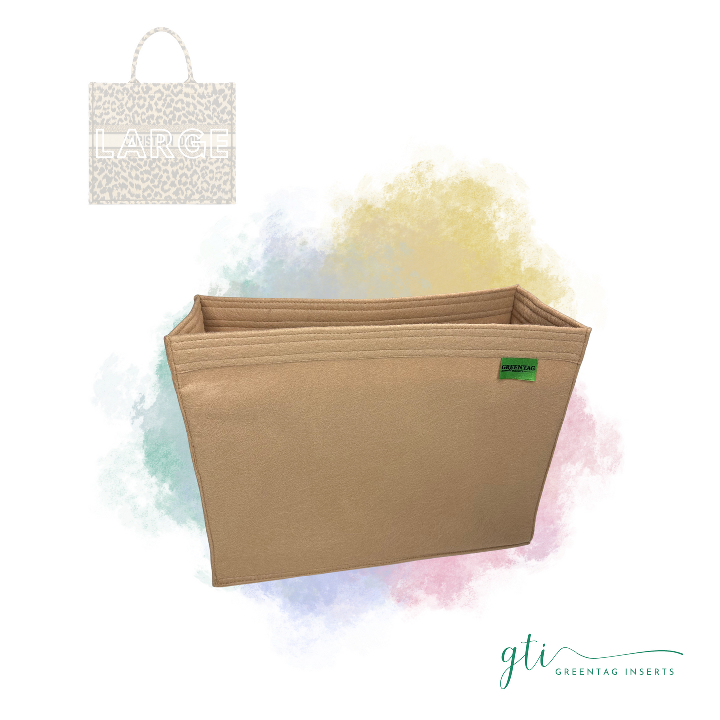 Felt Insert Organizer for Large Book Tote