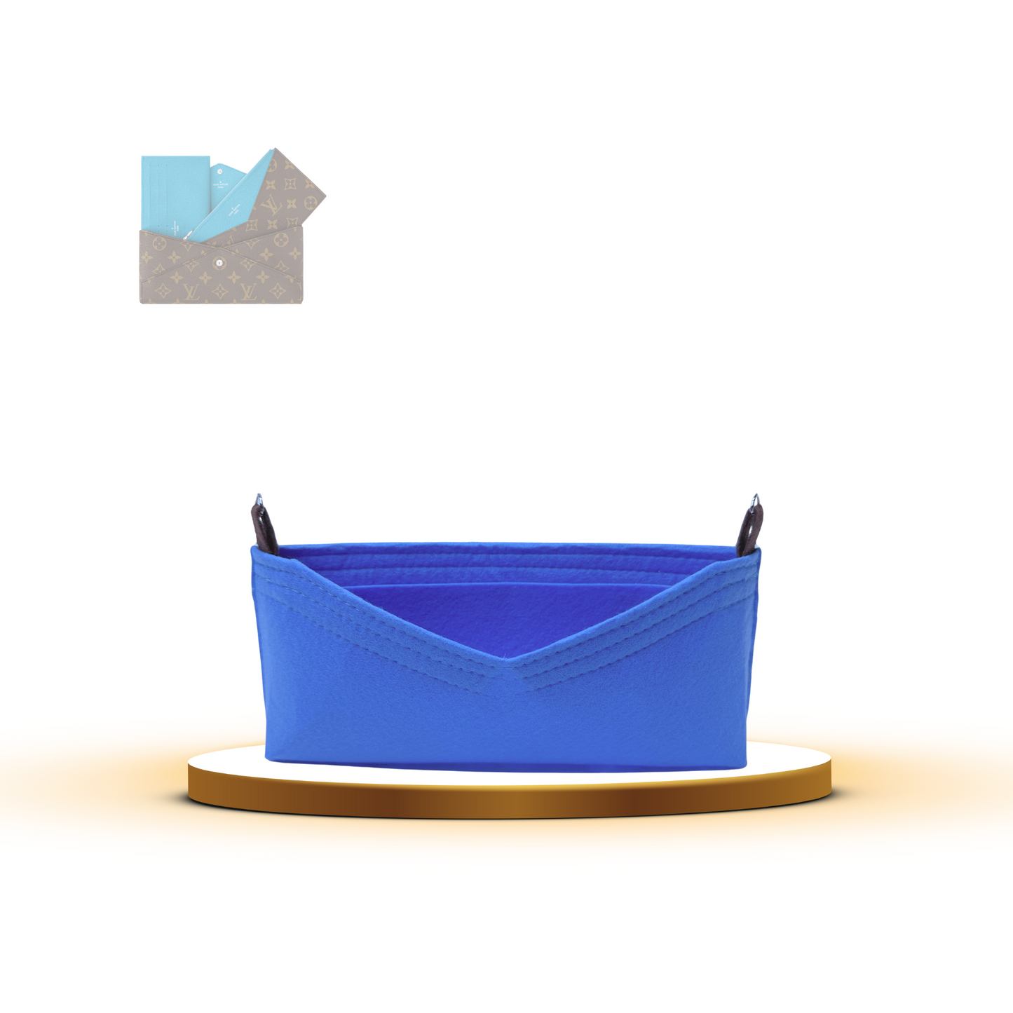 Luxe Slim Felt Insert Organizer for Kirigami Organizer Wallet