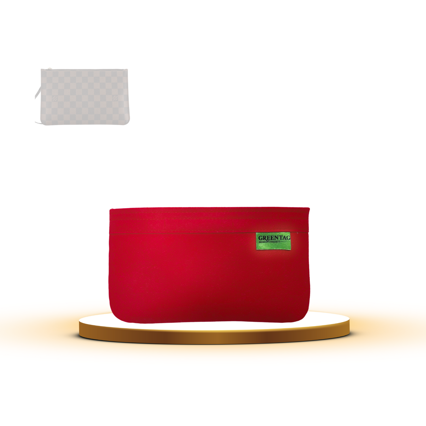 Luxe Slim Felt Insert for Neverfull Pouch MM/GM