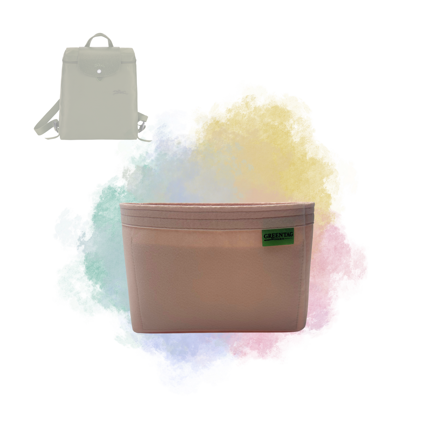 Felt Insert Organizer for Le Pliage Nylon Backpack