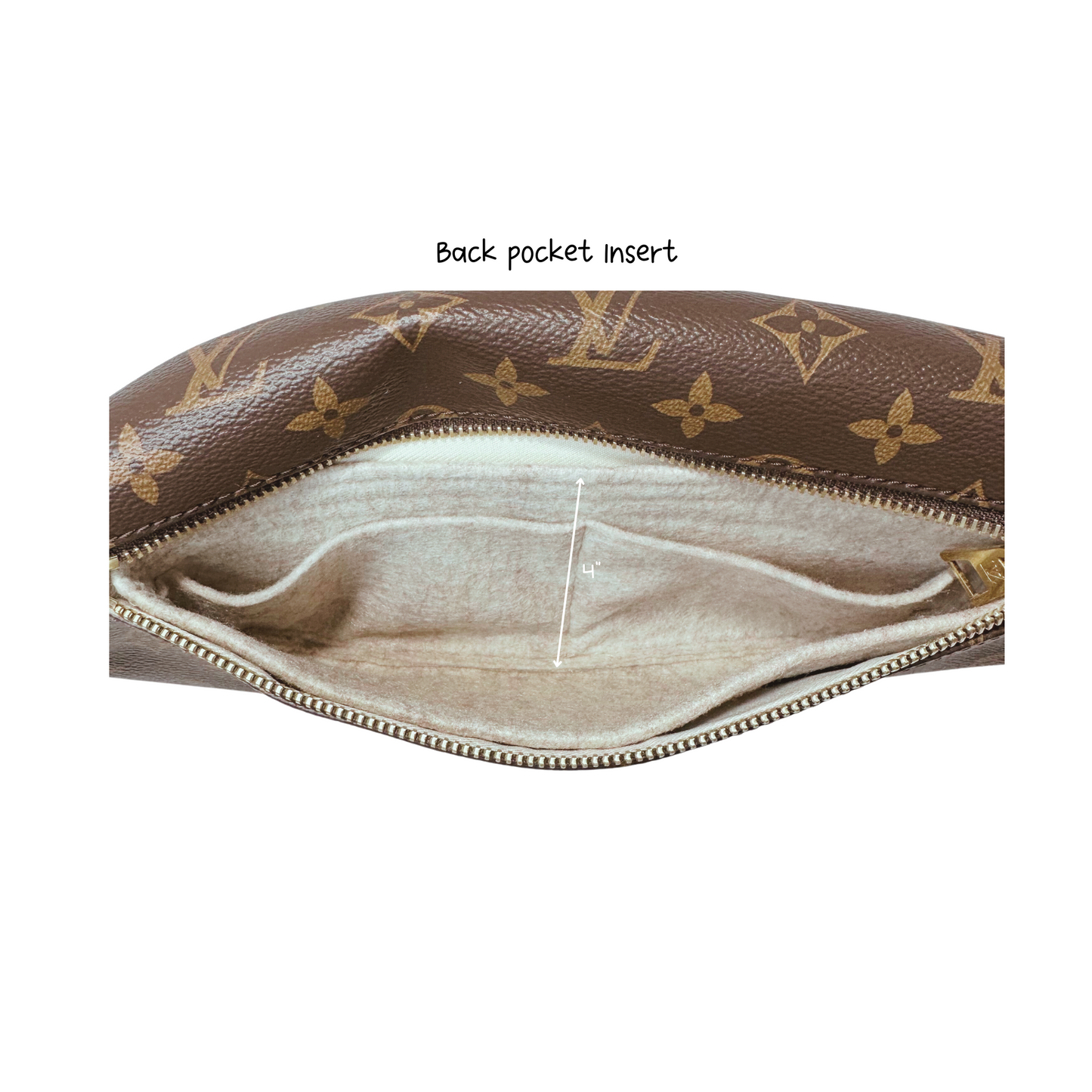 Felt Insert Organizer for High Rise Bumbag