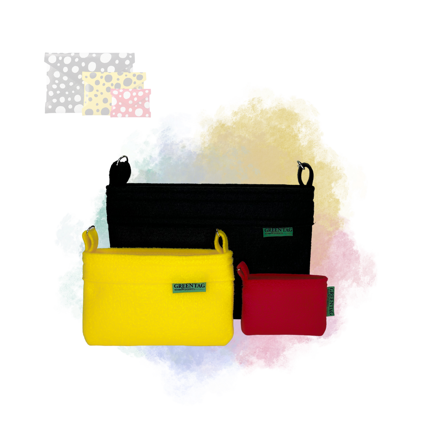 Felt Insert Organizer for Kusama Kirigami Inserts w/ Tabs