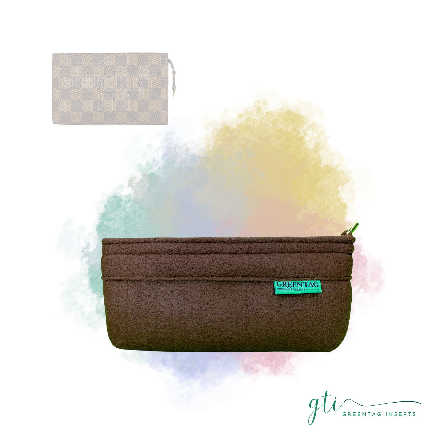Felt Insert Organizer for Bucket Pouch PM