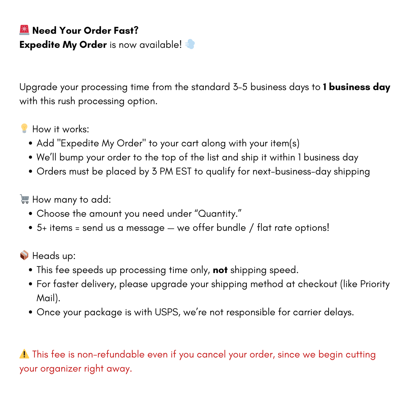 Rush My Order