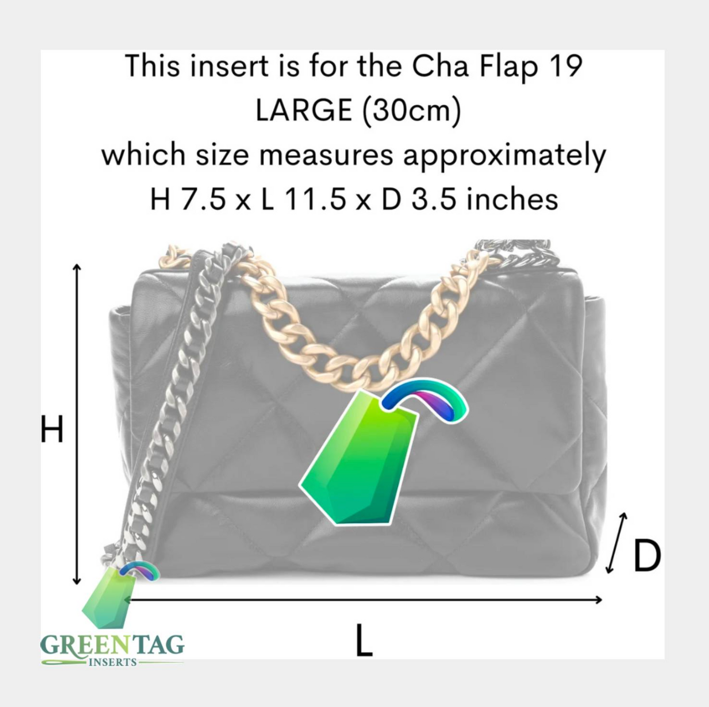 Luxe Edition Felt Insert Organizer for Flap 19 Large