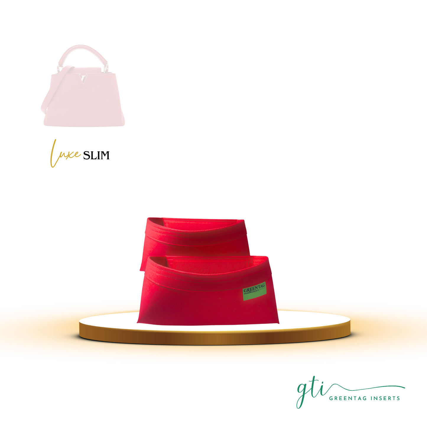 Luxe Slim Felt Insert Organizer for Capucines BB