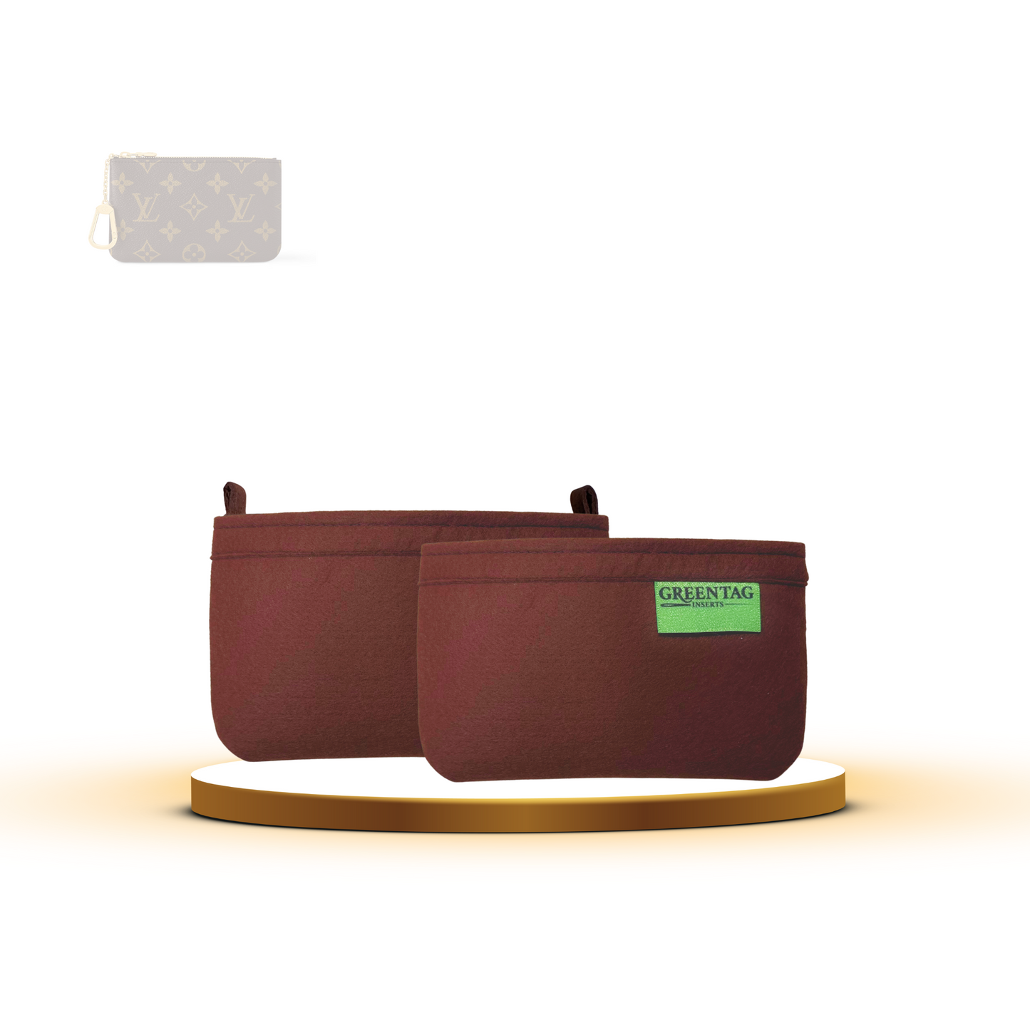 Luxe Slim Felt Insert Organizer for Key Pouch S