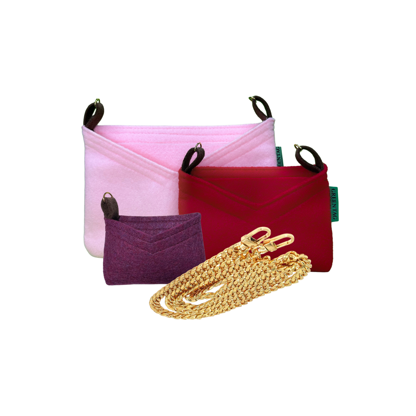 Felt Insert Organizer for Kirigami V-Shape
