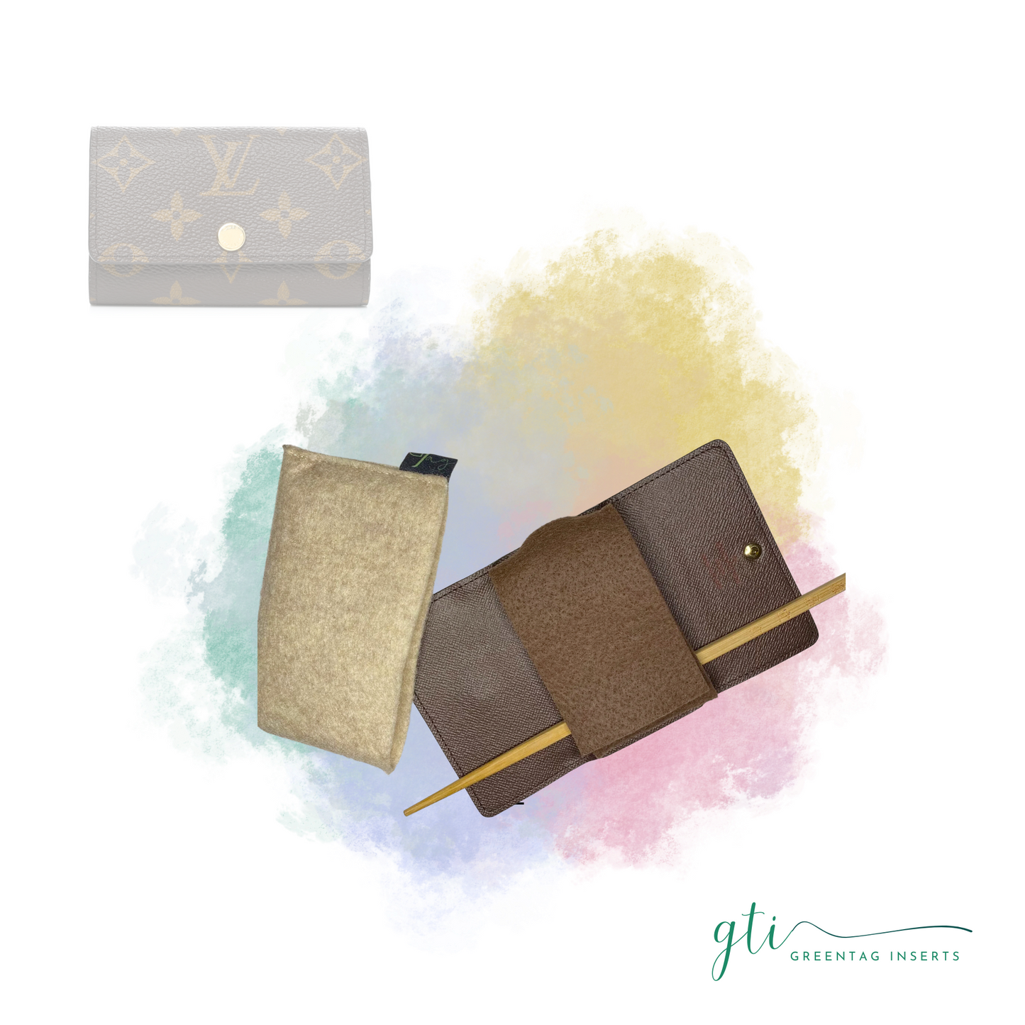 Felt Insert Protector for 6 Key Holder
