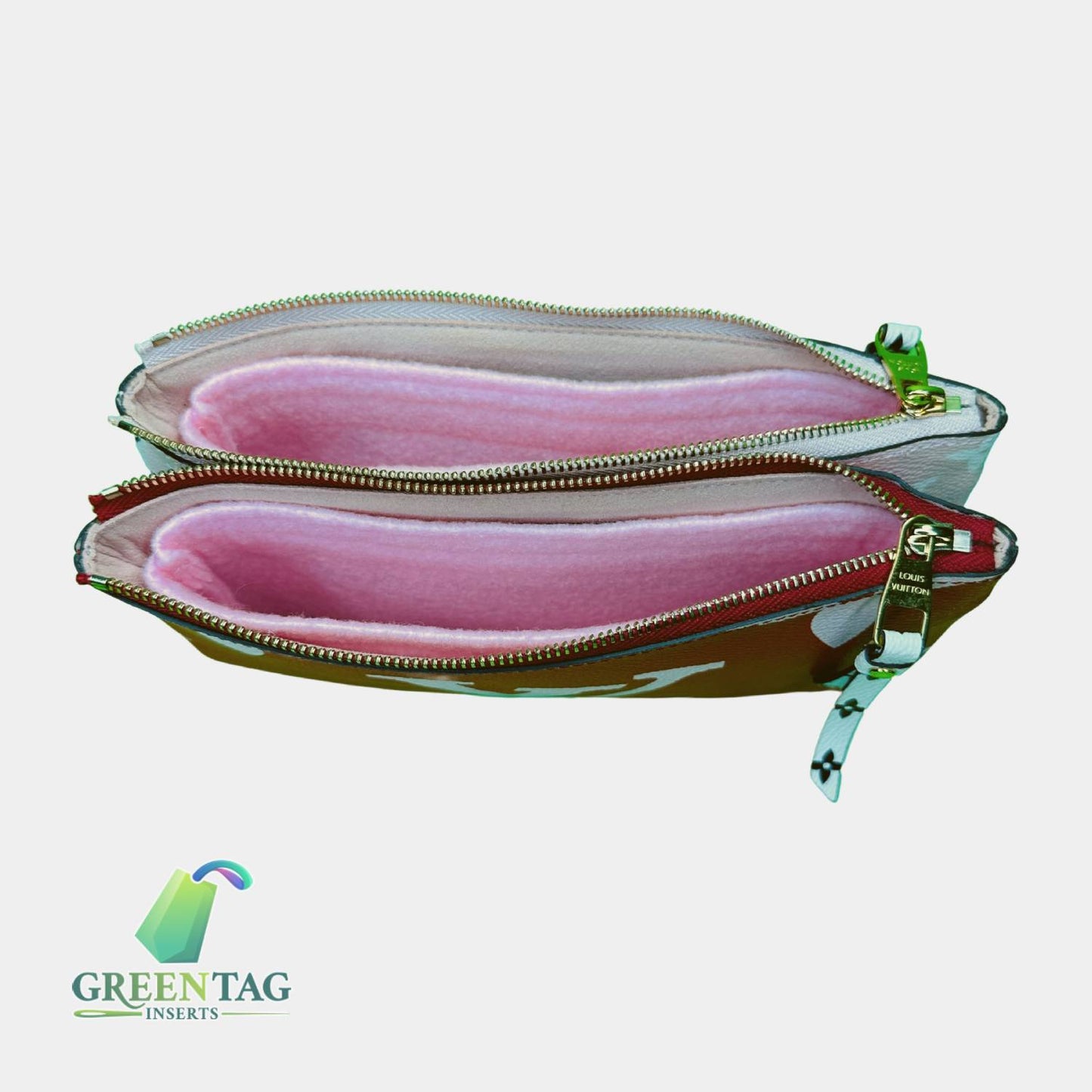 Felt Insert Organizer for Double Zip Pochette