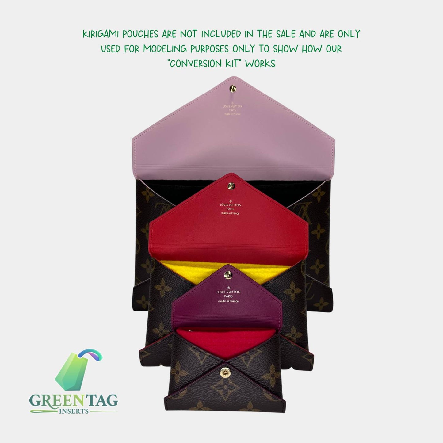 Felt Insert Organizer for Kusama Kirigami Inserts