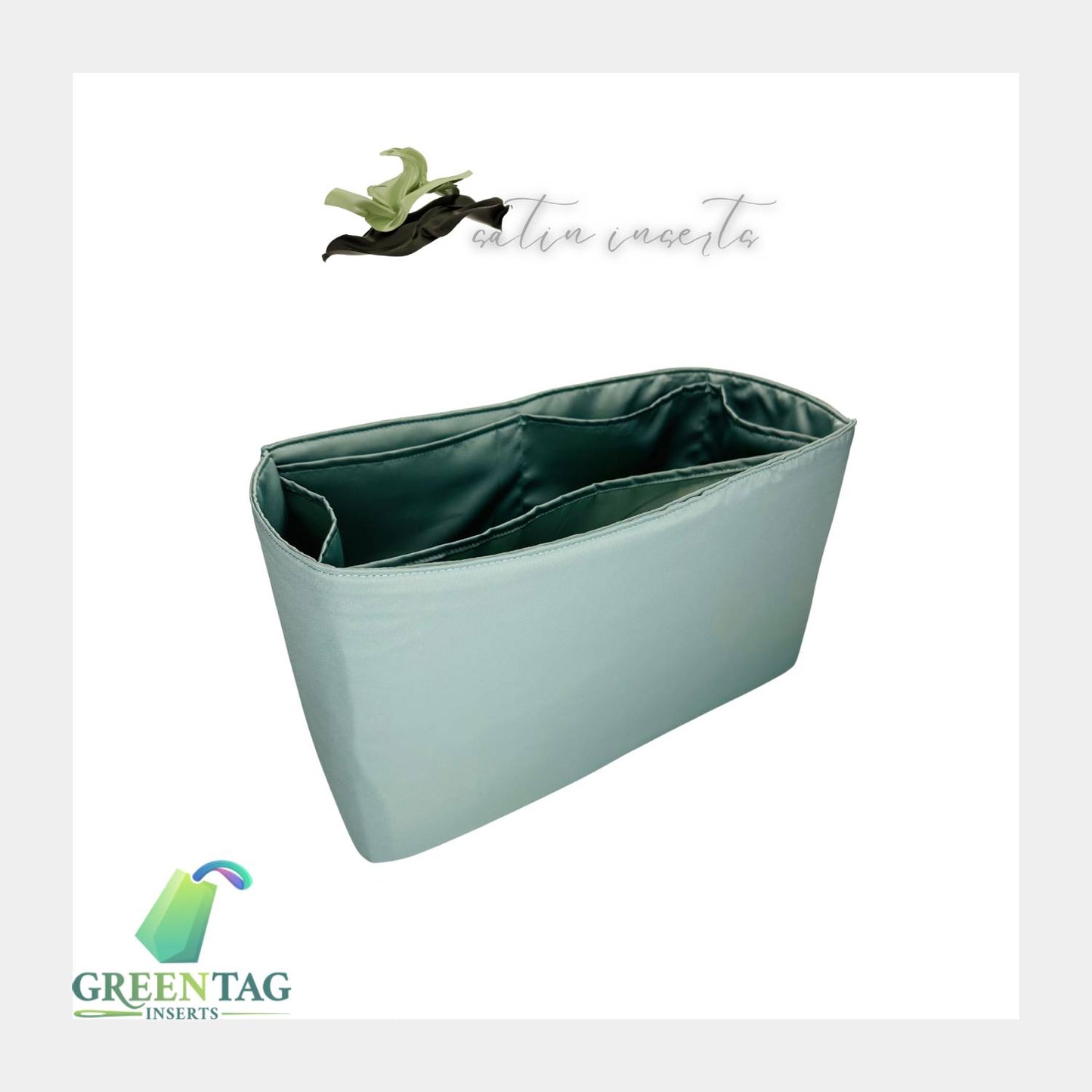 Satin Insert Organizer for The Large Tote Bag