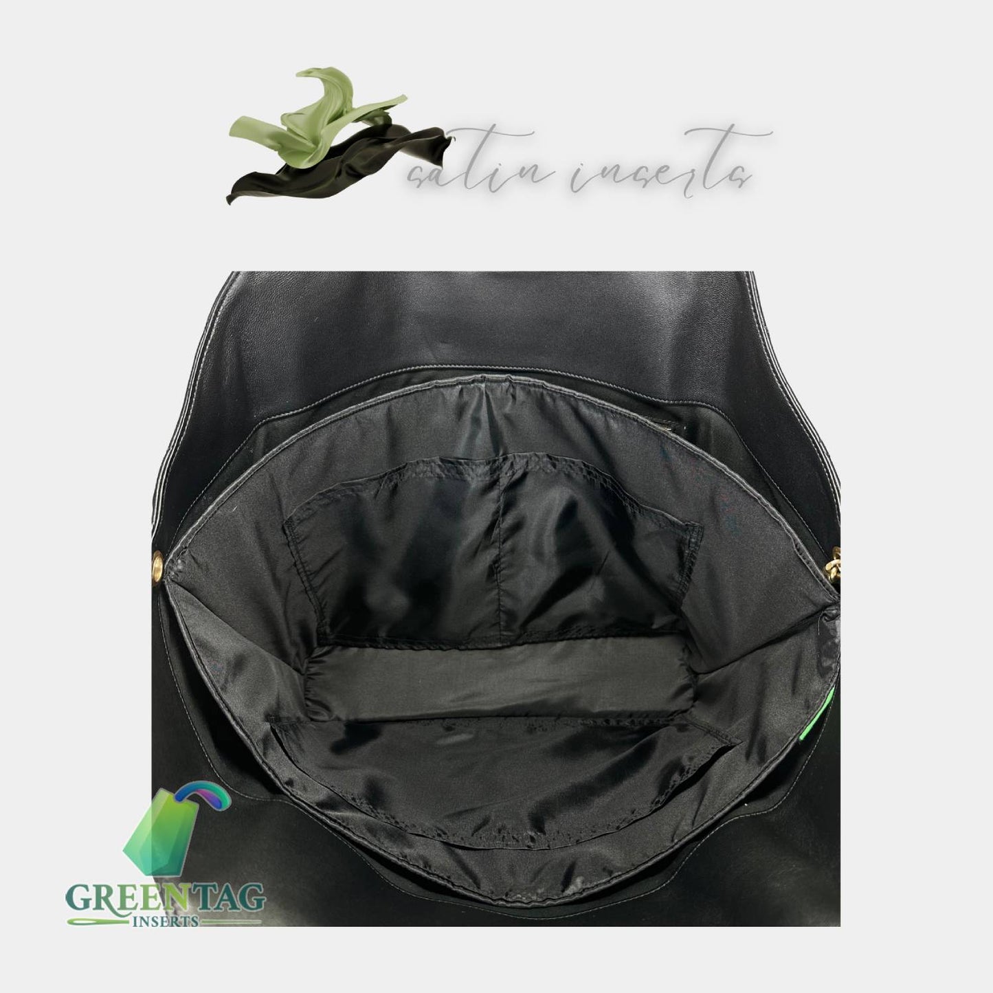 Satin Insert Organizer for iCare Maxi Tote Shopping Bag