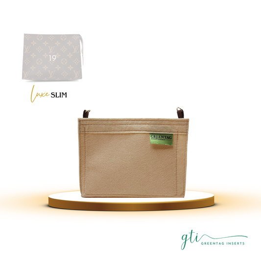 Luxe Slim Felt Insert Organizer for Toiletry 19