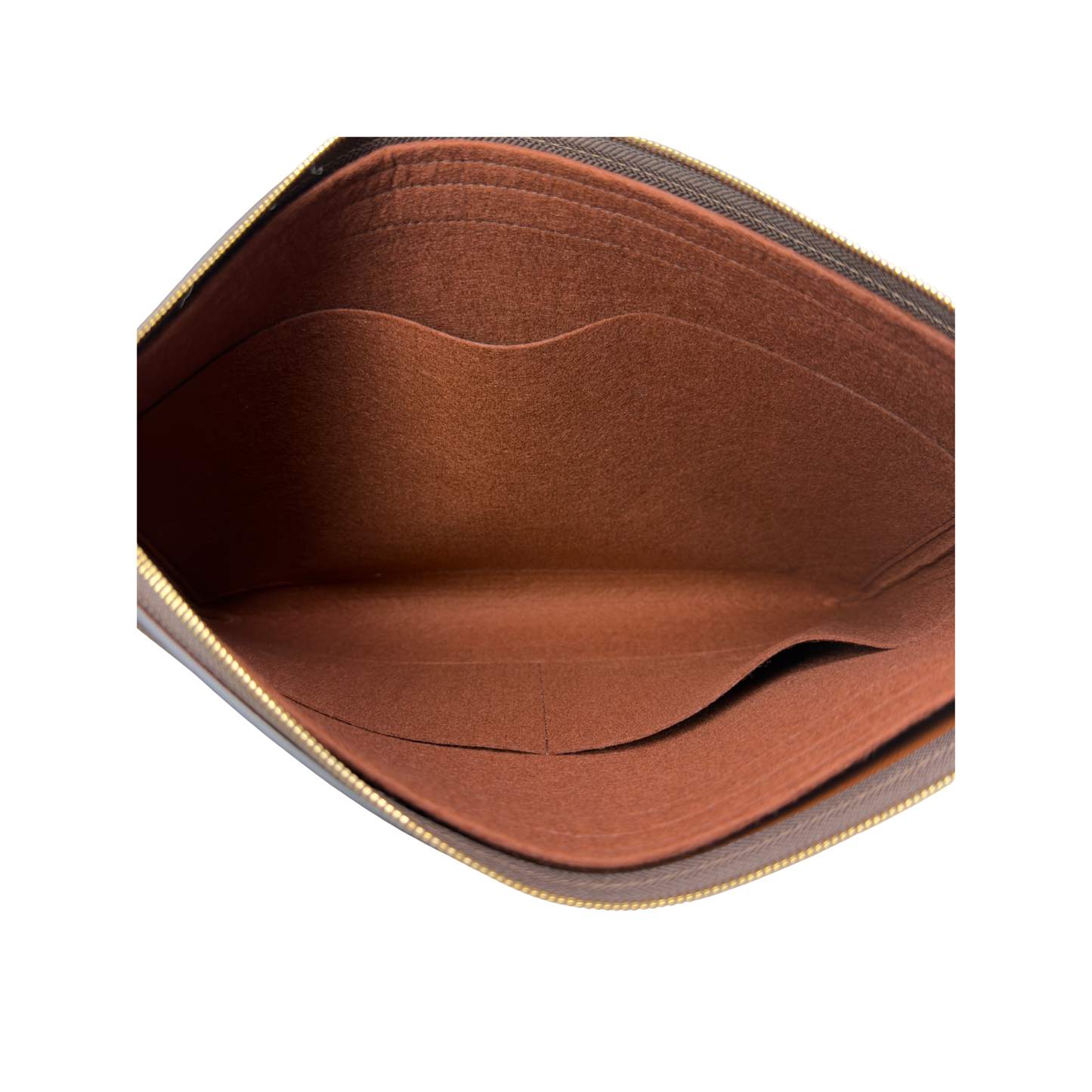 Luxe Slim Felt Insert Organizer for Key Pouch L