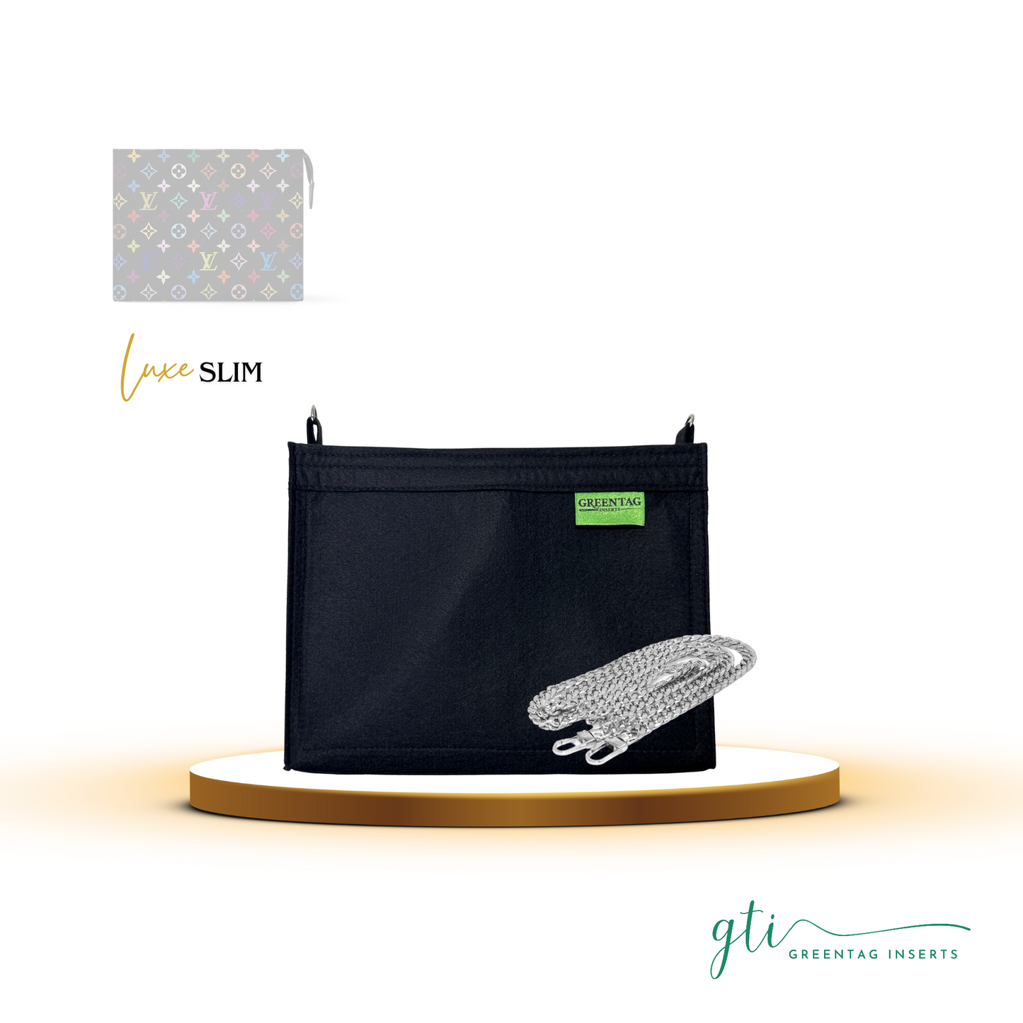 Luxe Slim Felt Insert Organizer for Murakami Toiletry Conversion Kit