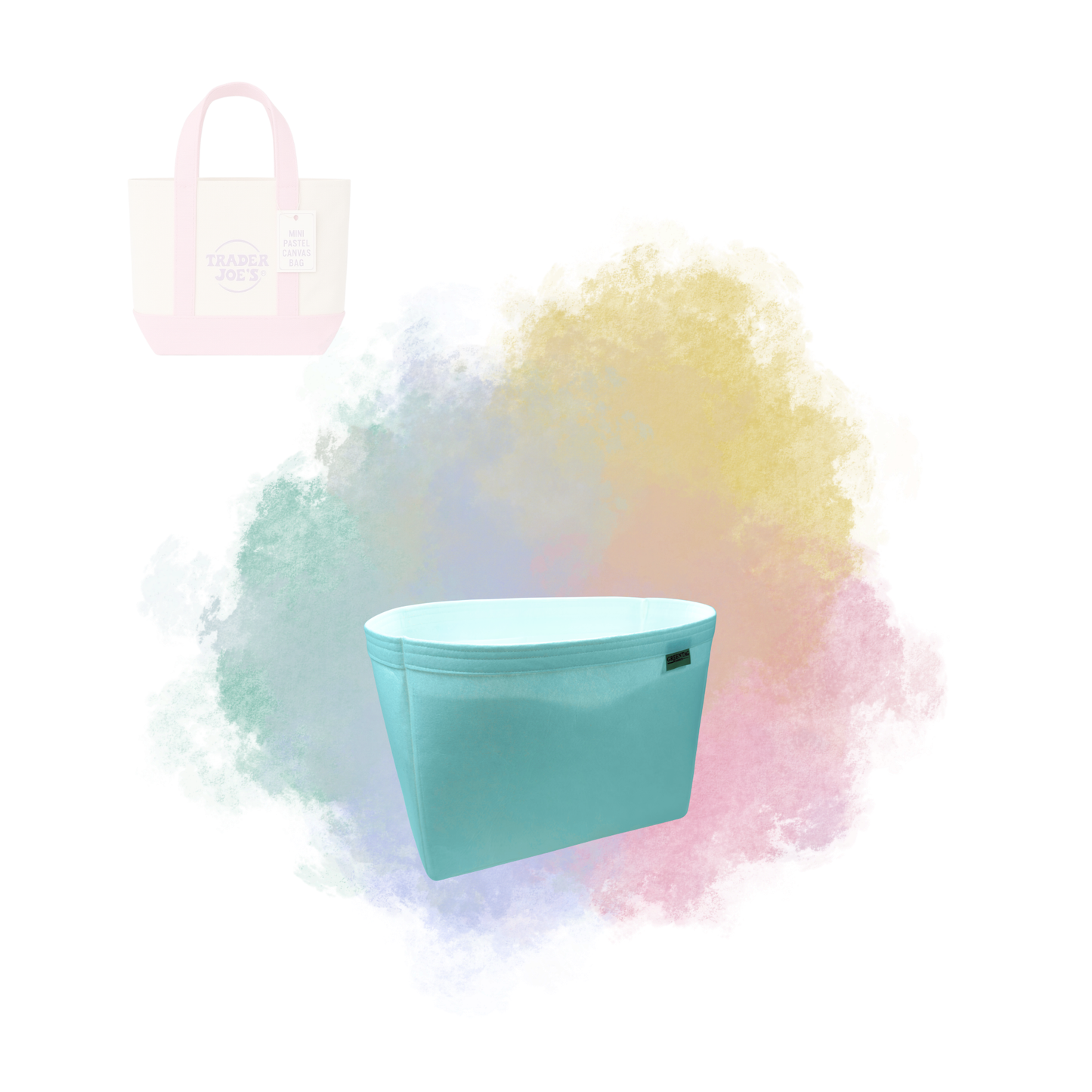 Felt Insert Organizer for Trader J's Mini Canvas Tote