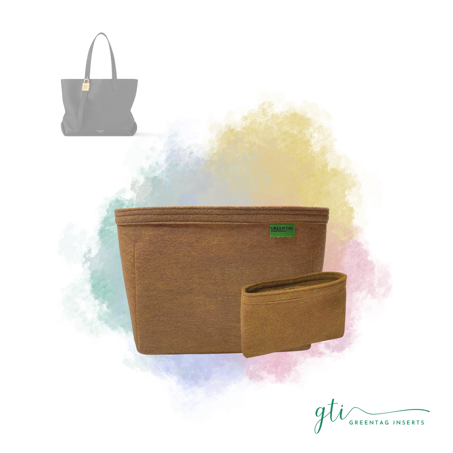 Felt Insert Organizer for Low Key Cabas MM