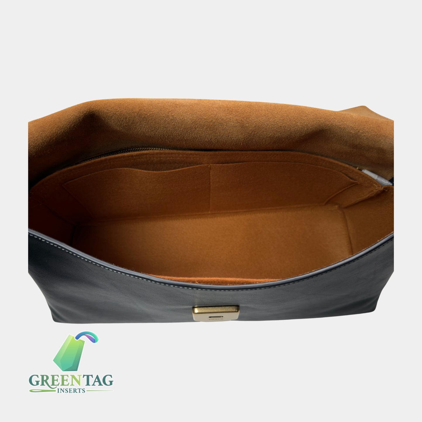 Luxe Slim Felt Insert Organizer for Chelsea 36 Large Shoulder Bag