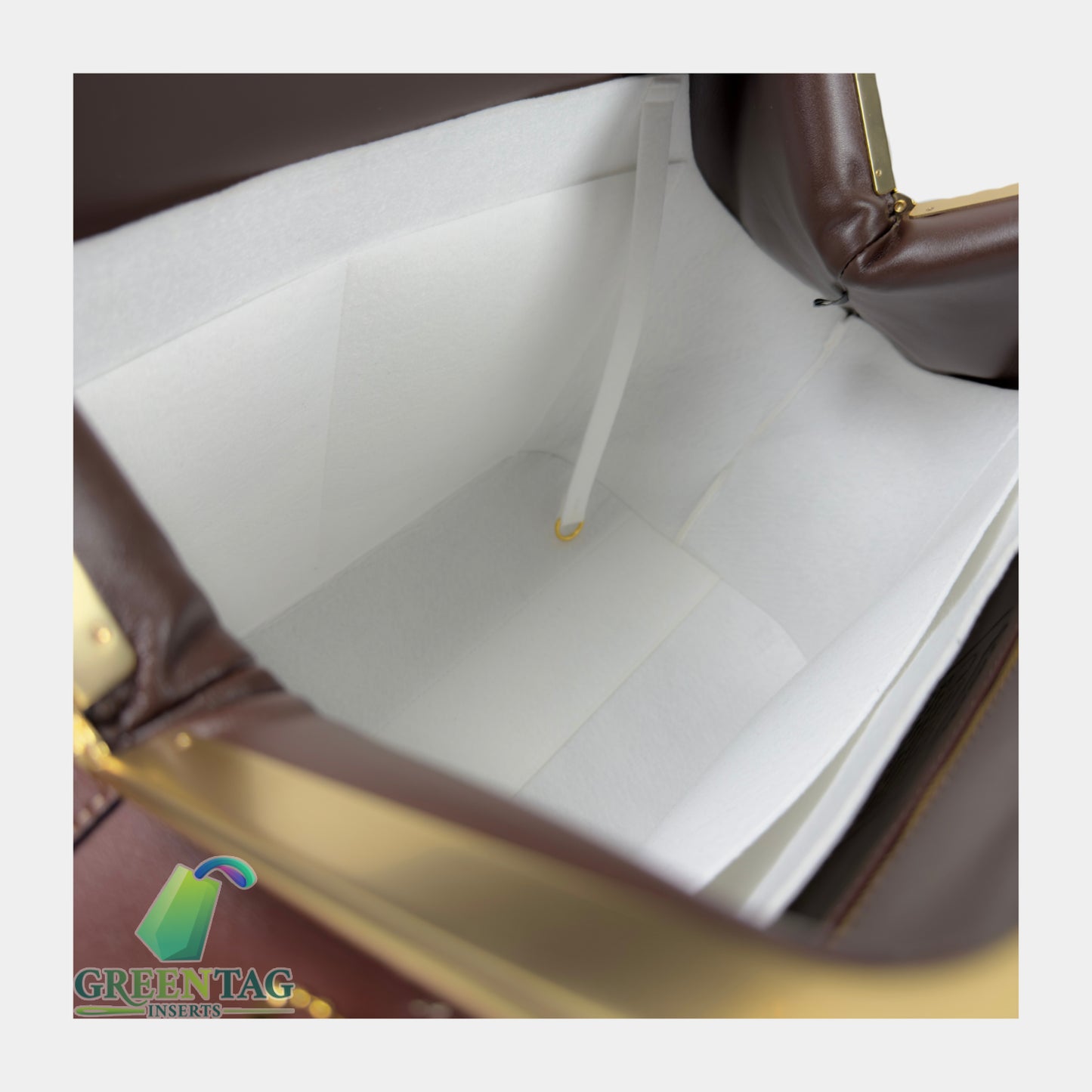 Luxe Edition Felt Insert Organizer for Large Kisslock Frame Bag