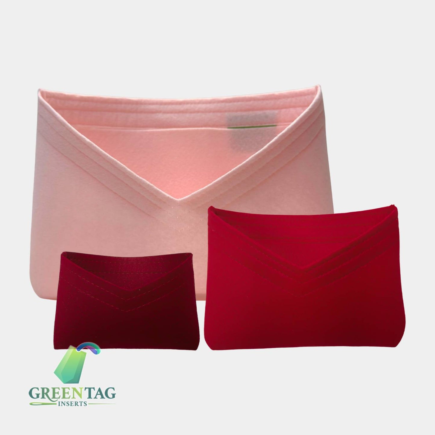 Luxe Slim Felt Insert Organizer for Kirigami Trio V-Shape