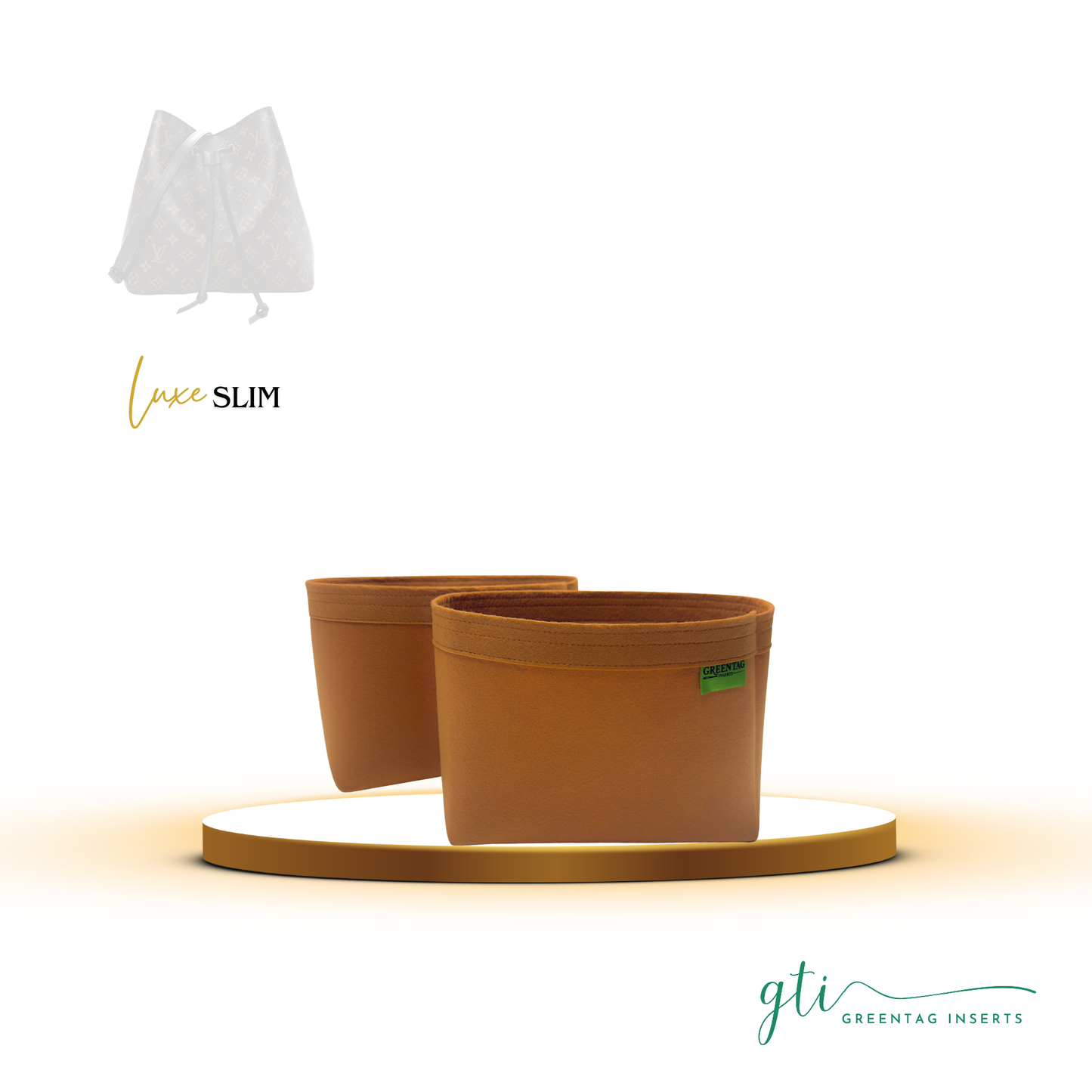 Luxe Slim Felt Insert Organizer for Neo Noe MM