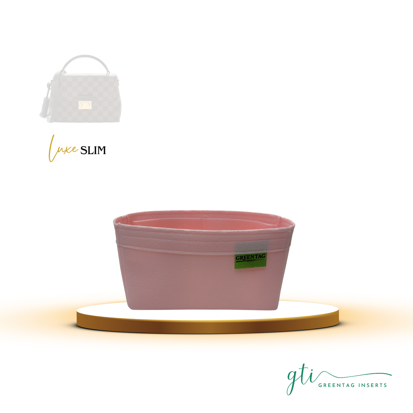 Luxe Slim Felt Insert Organizer for Croisette