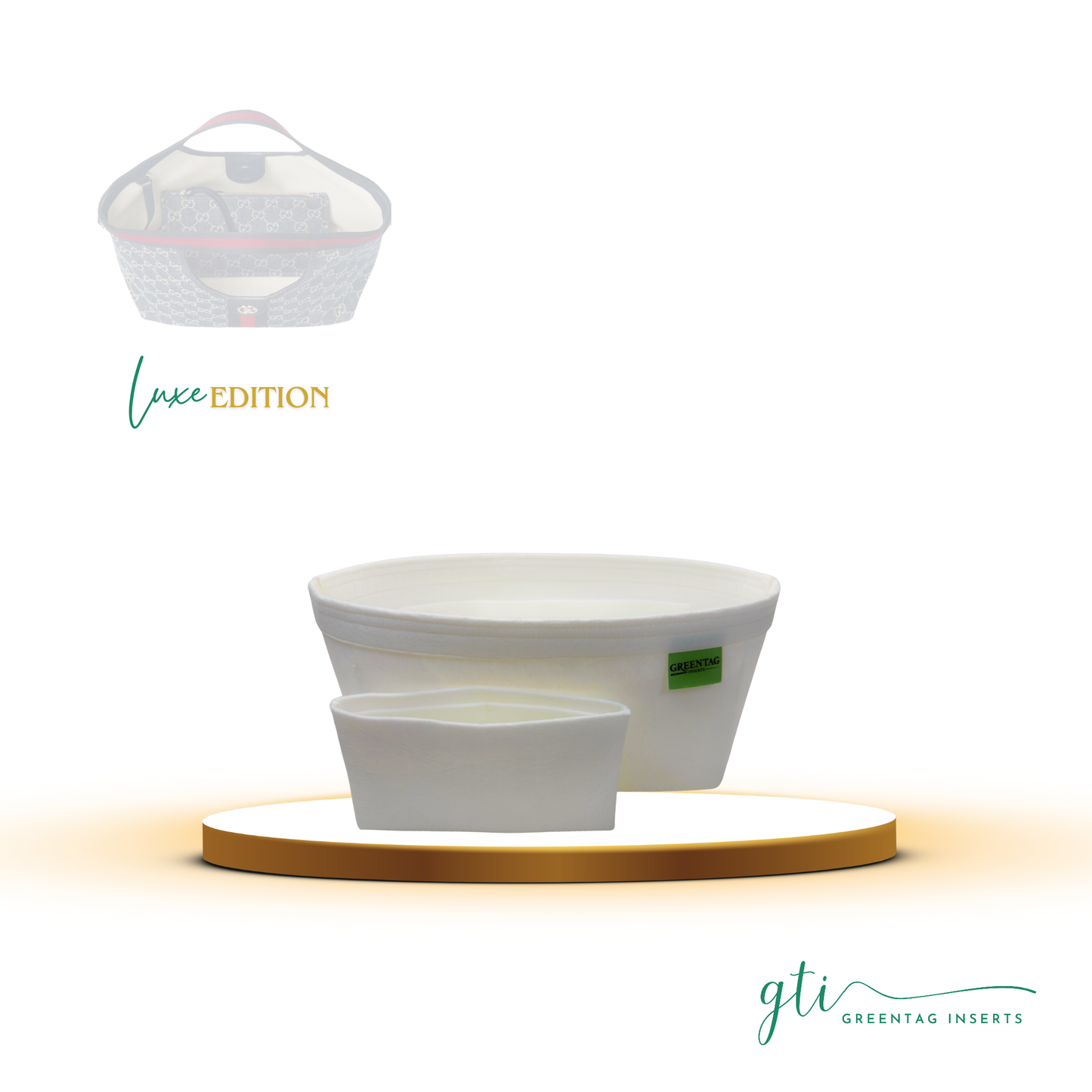 Luxe Edition Felt Insert Organizer for Giglio Small Tote (Set)