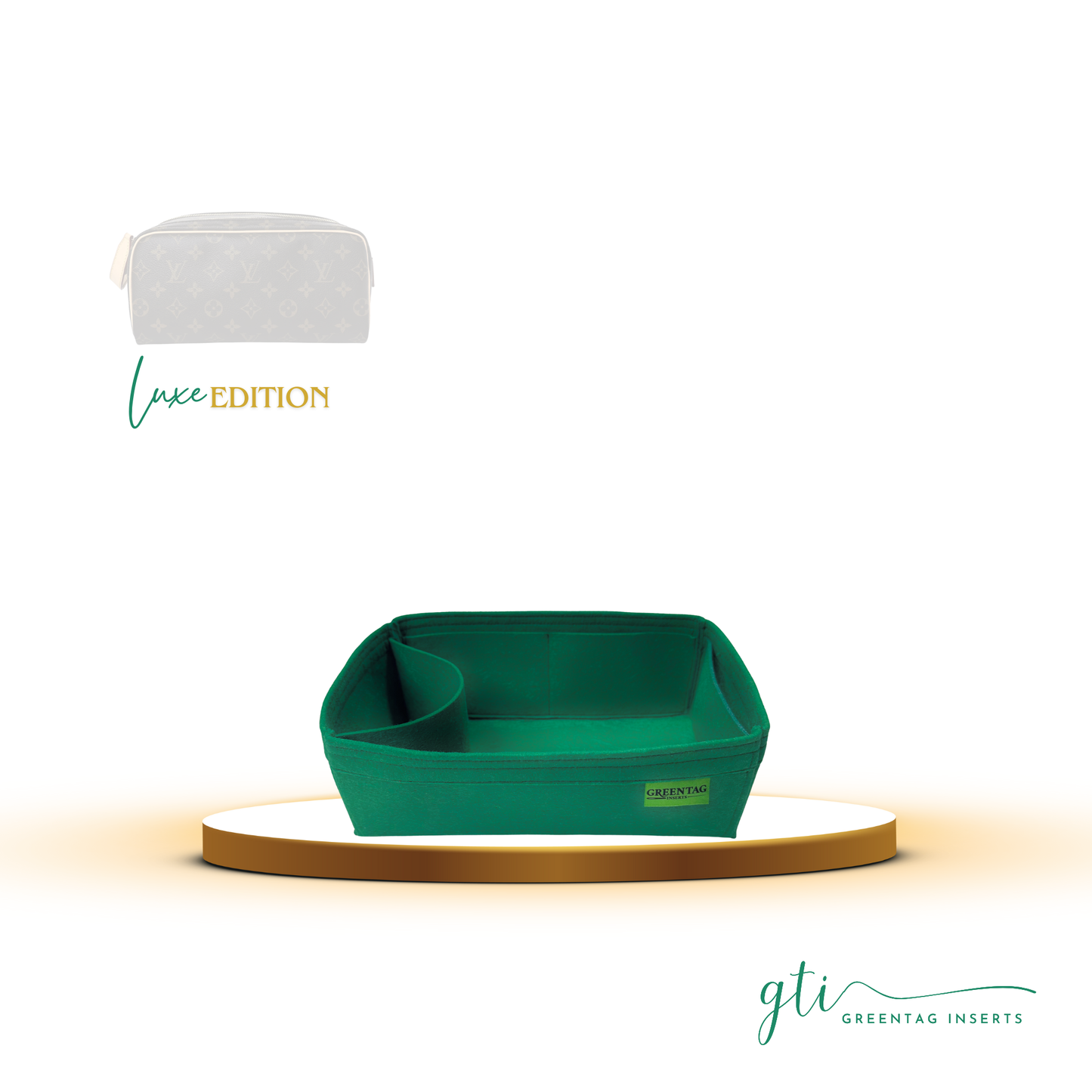 Luxe Edition Felt Insert Organizer for Dopp Kit