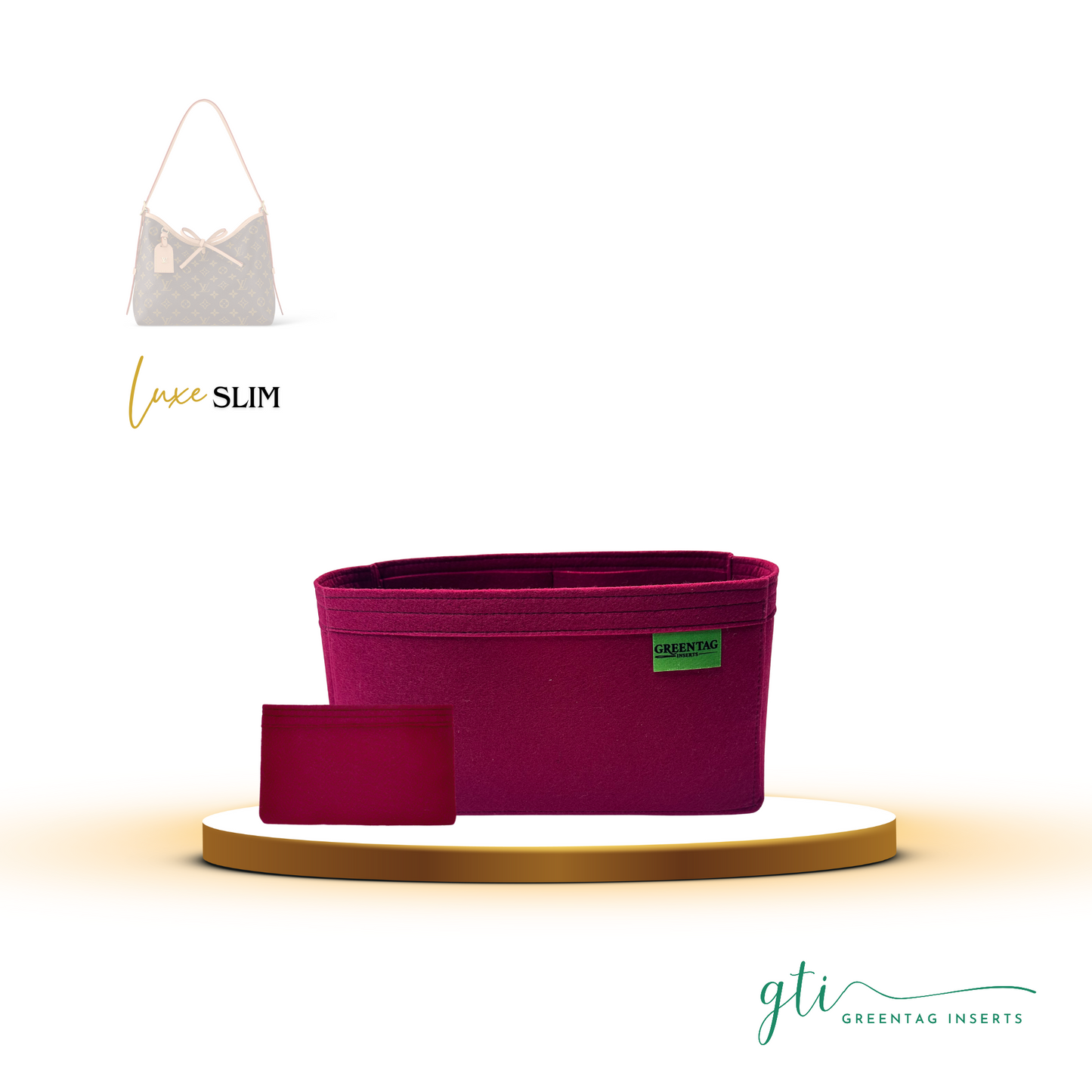 Luxe Slim Felt Insert Organizer for Carryall PM