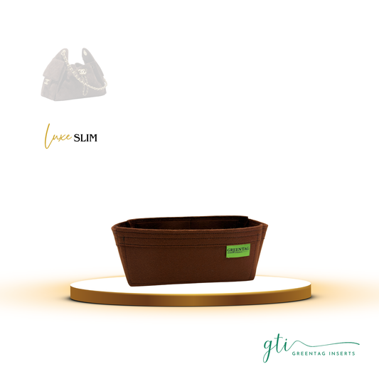 Luxe Slim Felt Insert Organizer for 25 Mini Handbag