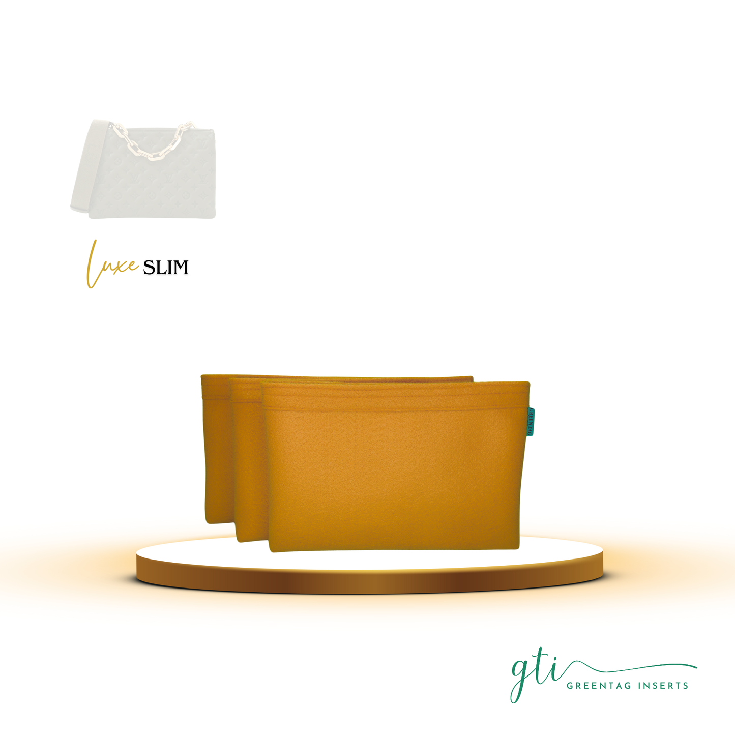 Luxe Slim Felt Insert Organizer for Coussin MM