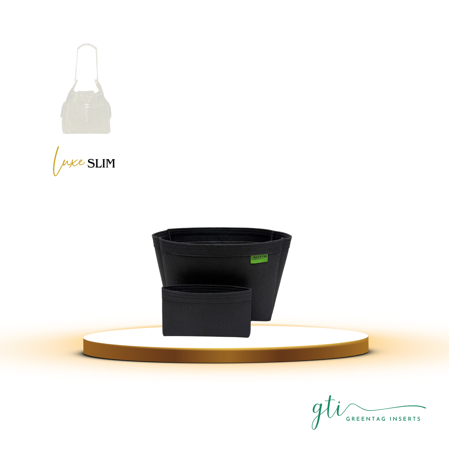 Luxe Slim Felt Insert Organizer for C25 Medium