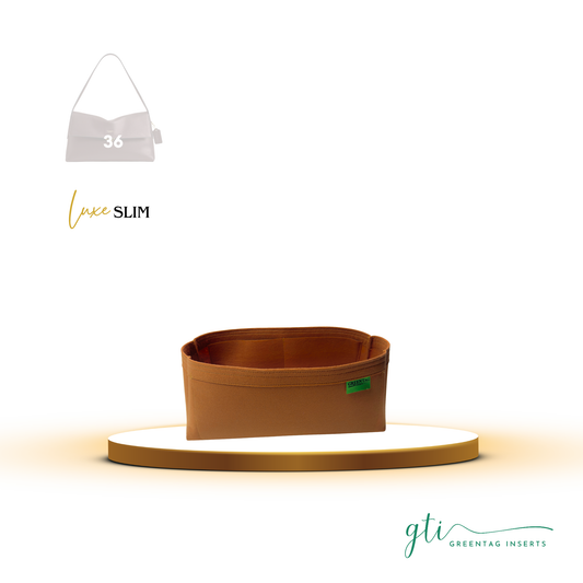 Luxe Slim Felt Insert Organizer for Chelsea 36 Large Shoulder Bag