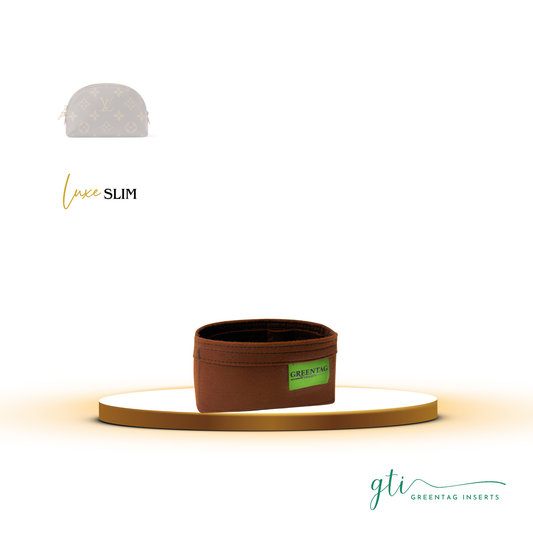 Luxe Slim Felt Insert Organizer for Cosmetic Purse