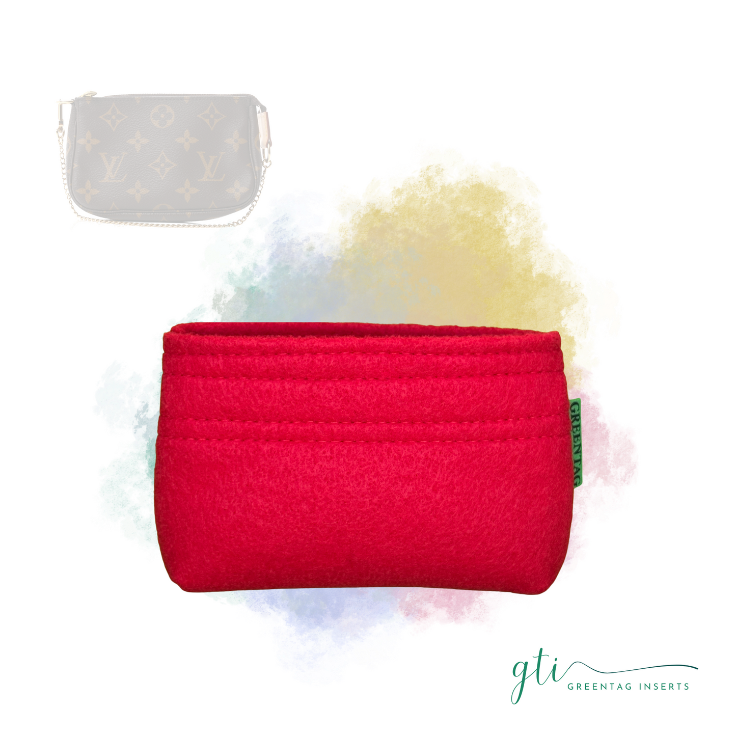 Felt Insert Organizer for Mini Pochette Accessories