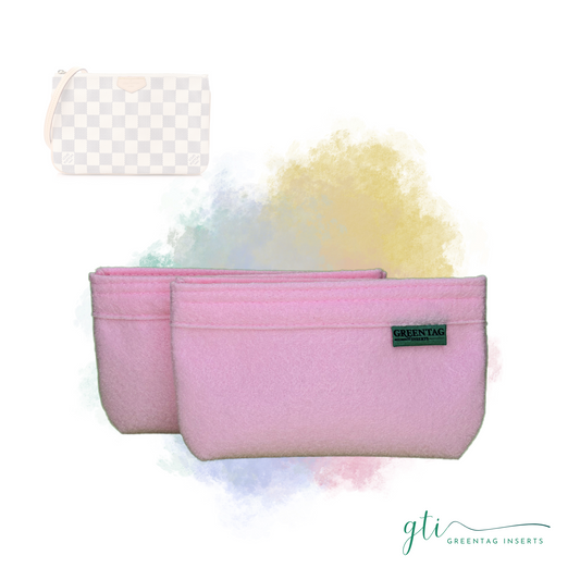 Felt Insert Organizer for Double Zip Pochette