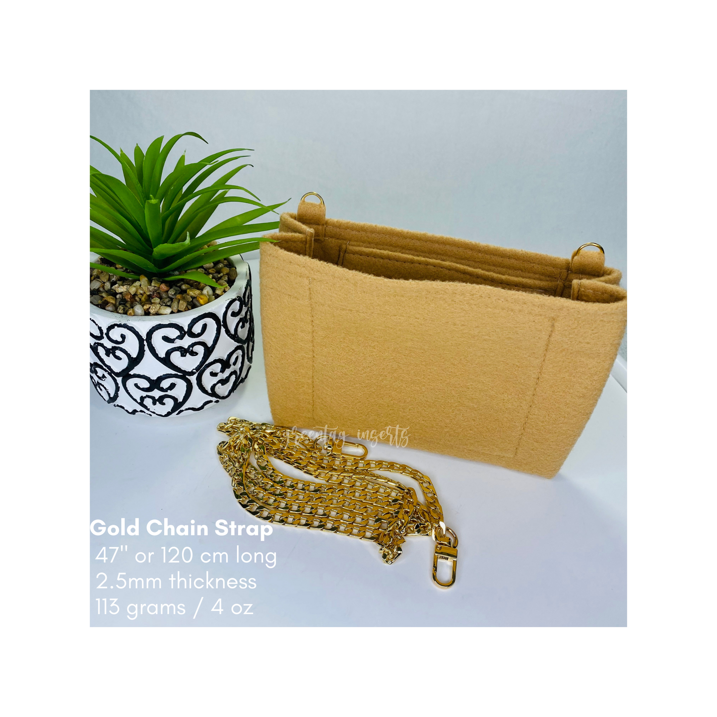Felt Insert Organizer for Monogram Matellase Clutch Bag