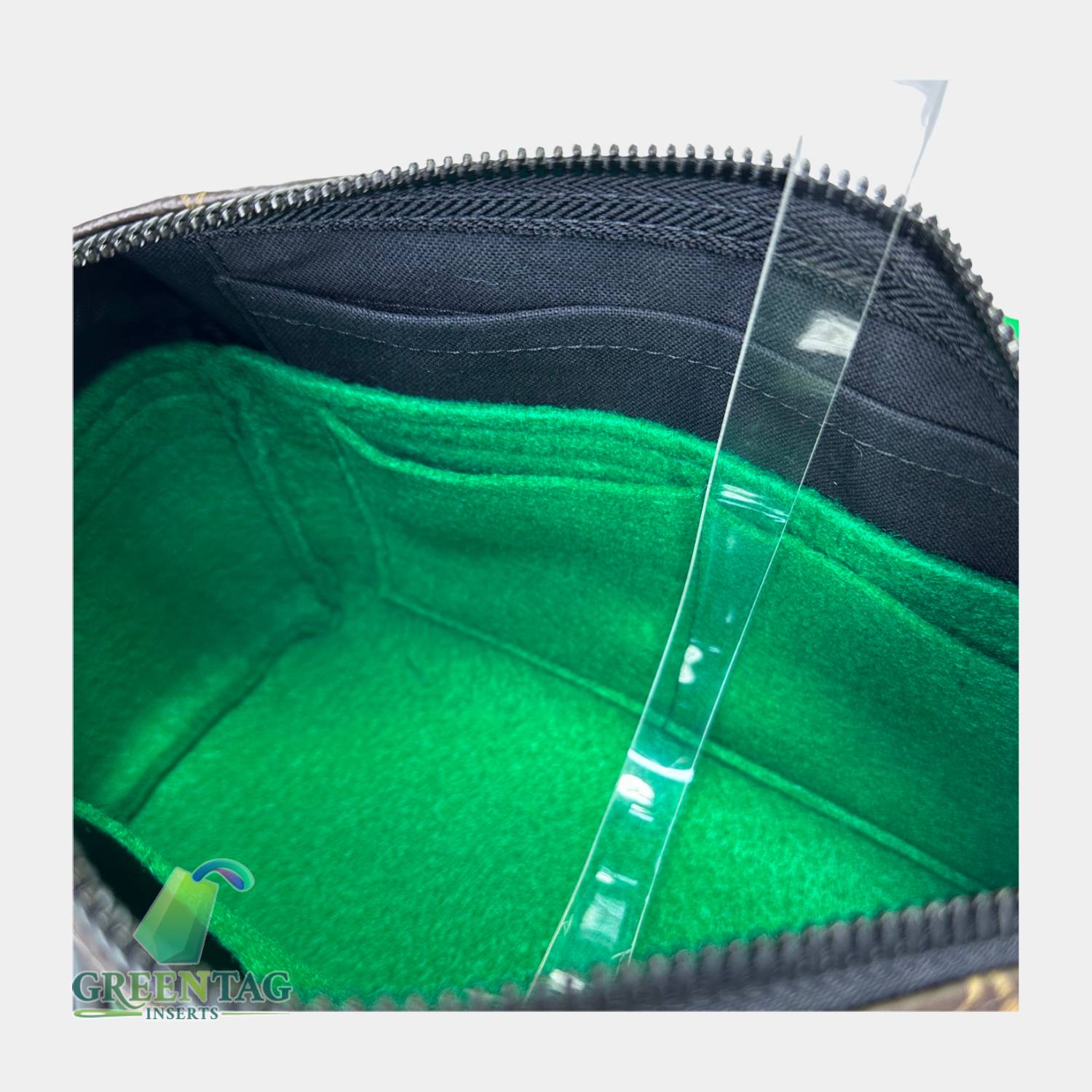 Felt Insert Organizer for Keepall Bandouliere 25 Purple